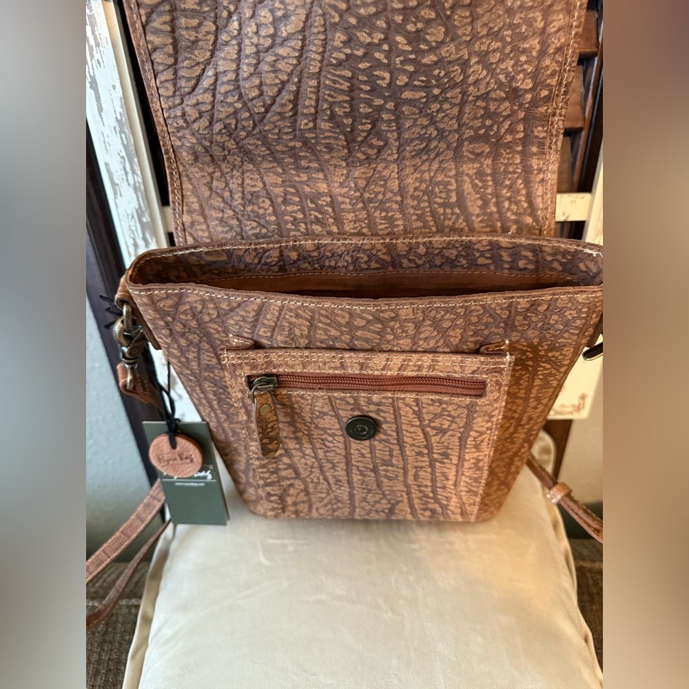 Myra Bag-Mesa Terra Leather and Hairon Bag - Picture 3 of 13
